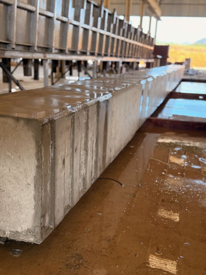 Peça concretada na fábrica VIX em Serra – ES.