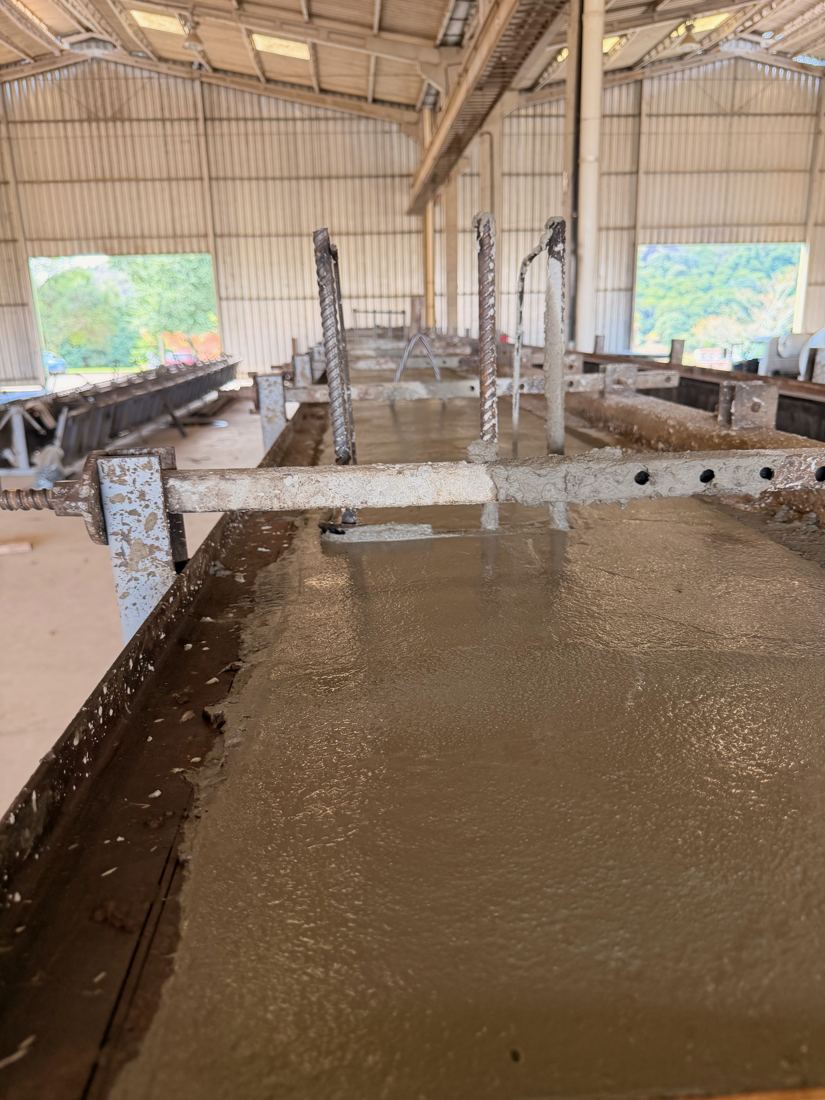 Forma na pista na fábrica VIX em Serra – ES.